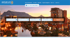 Desktop Screenshot of centurycityaccommodation.co.za